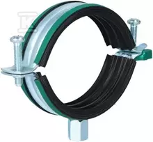 Walraven KSB2 vamzdžių spaustukas 75-79 mm - galvanizuotas 2 varžtų vamzdžių spaustukas M8/10 su EPDM ir greito fiksavimo sistema