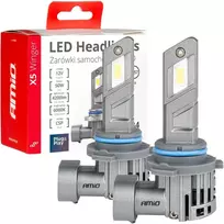 LED žibintų lemputės X5-series WINGER HB4 6000K max 50W AMIO-03949