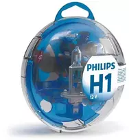 Philips Essential Box 55717EBKM Atsarginis rinkinys, 12 V, H1, halogeninės lemputės