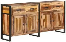 Šoninė spintelė, 172x35x80cm, akacija su medaus apdaila