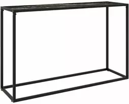 Konsolinis staliukas, juodas, 120x35x75cm, grūdintas stiklas