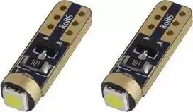 Amio LED lemputės Standard T5 1xSMD 3030 12V Didelės galios 2vnt.