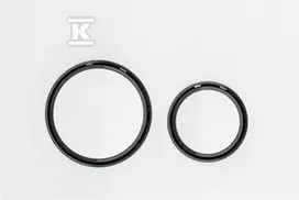 Geberit Nuleidimo mygtukas Sigma21 nuleidimo mygtukas, priekis, baltas stiklas, žiedai: juodas chromas [1]