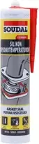 Soudal AUKŠTOS TEMPERATŪROS SILIKONAS. RAUDONA 280ml