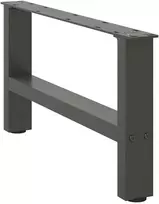 Kavos staliuko kojos, antracito spalvos, 2 vnt., 70x(30-31) cm, plienas