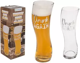 Svyruojantis bokalas "Drunk again" (569ml)
