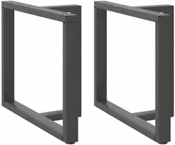 Valgomojo stalo kojelės, T formos, 2 vnt., 100x35x(72-73) cm