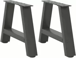 Kavos staliuko kojelės, A formos, 2 vnt., 30x(30-31)cm, plienas