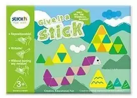 *Lipdukų albumas StickN, Give it a Stick, trikampiai, 3+M