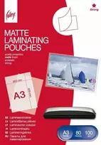 Laminavimo vokeliai A3 (303x426mm) 80mic/100lapų