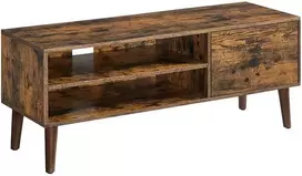 TV staliukas Songmics Vasagle 120 cm ilgio pramoninio dizaino TV spintelė