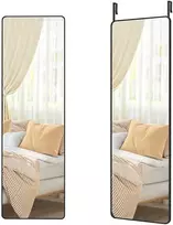 Songmics 120 x 40 cm stačiakampio formos stačiakampio formos veidrodis su juodu rašalu