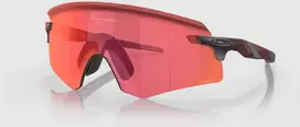 Oakley Encoder sportiniai akiniai nuo saulės, matiniai raudoni su „Prizm Trail Torch“ lęšiais