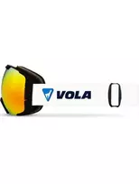 VOLA FAST slidinėjimo akiniai bordo su papildomu žaliu lęšiu