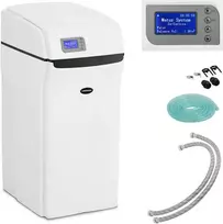Uniprodo Vandens minkštiklis ir nukalkinimo priemonė su automatiniu vožtuvu 30 l 3,3 W LCD