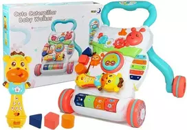 Lean Toys Interaktyvus vaikiškas stumdukas su mikrofonu