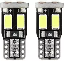 LED lemputės Canbus 6SMD 5730 T10 W5W baltos amio-01622