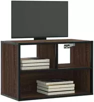 TV staliukas Televizoriaus spintelė, ruda, 60x31x39,5cm, mediena/metalas