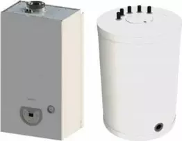 Termet Termet 3 paketas: Sidabrinis Pro 25 kW vienos funkcijos kondensacinis katilas + SG PLUS 100l WKP6111000000-36/G bakas