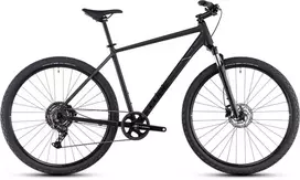 Dviratis Cube Nature ONE juodas'n'juodas 2026-46 cm (Dydis: 46 cm)