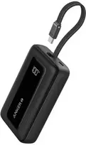 Anker Zolo nešiojamas powerbank 20000 mAh, 30 W, su integruotu USB-C kabeliu, mėlynas