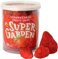Supergarden SUPER GARDEN šaltyje džiovintos braškės, 19g