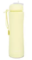 Silikoninė gertuvė COOLPACK, 600 ml, pastelinės geltonos spalvos