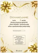 50 € vertės dovanų kuponas