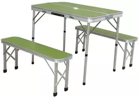 TURISTINIS SULANKSTAMAS STALAS 90X60X70 CM IR 2 SUOLIAI 87X23X39 CM