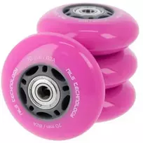 PU 70x24 82A (4 vnt.) rožinė + ABEC-7 (8 vnt.) NILS EXTREME SET