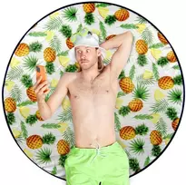 Pikniko paplūdimio kilimėlis, sulankstomas, apvalus antklodė, 138 cm