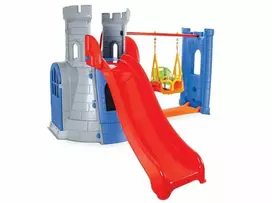 Pilsan vaikiškos sūpynės ir čiuožykla "Castle"