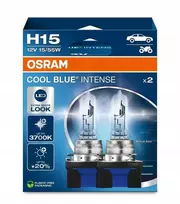 Osram Lemputė (2 vnt. rinkinys) H15 12V 55/15W PGJ23T-1, intensyviai mėlyna, „NextGen“