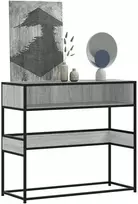 Konsolinis staliukas, sonomas ąžuolo, 90x35x80cm, mediena