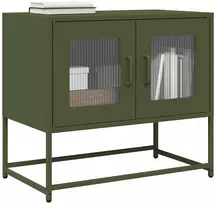 TV staliukas televizoriaus spintelė alyvuogių žalia 68x39x60,5 cm