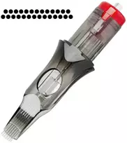 Activeshop Tatuiruotės kasetė El Cartel V2 - 0.30 27RM Medium Taper, 10 vnt.