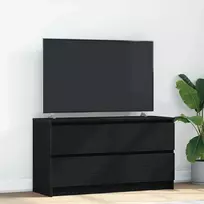 TV staliukas Televizoriaus spintelė, juodos spalvos, 100x35x54 cm, mediena