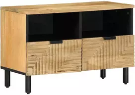 televizoriaus spintelė Ruda 70x33x46 cm Masyvo medžio Mango