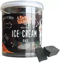 Supergarden SUPER GARDEN šaltyje džiovinti vaniliniai juodieji ledai, 35g