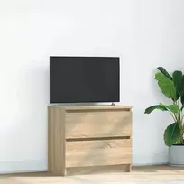 TV staliukas Televizoriaus spintelė, ąžuolo, 60x35x54 cm, apdirbta mediena
