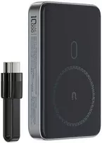 Powerbank Acefast M10 Magnetic 2x USB-C PD 30W su 15W Inductive Charging and USB-C kabelis – juodos spalvos
