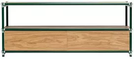 TV staliukas Customform Stalas, SKARDU H3 FLEX, 130x53 cm, Žalias