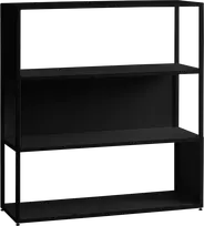 Customform Knygų stovas, HYLLER, 100x75 cm, Juodas