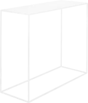 Customform Konsolinis stalas, TENSIO METAL, 100x35 cm, Baltas