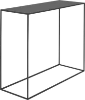 Customform Konsolinis stalas, TENSIO METAL, 100x35 cm, Juoda