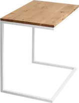 Customform Kavos staliukas, LUPE 60 MASIŠKAS MEDIENAS, 0.4x0.6x0.6 m, Ąžuolas