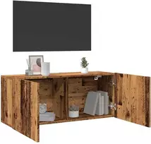 TV staliukas televizoriaus spintelė Sieninė Old Wood 100x30x41 cm