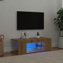 TV staliukas televizoriaus spintelė su LED lemputėmis Artisan ąžuolas