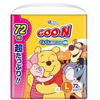 Goo.N Plus Disney Sauskelnės-kelnaitės L 9-14kg 72vnt
