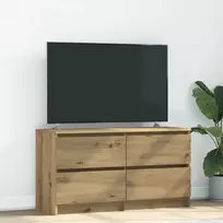 TV staliukas Televizoriaus spintelė, artisano ąžuolo, 100x35x54 cm, mediena